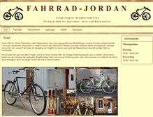 Tablet Screenshot of fahrrad-jordan.de